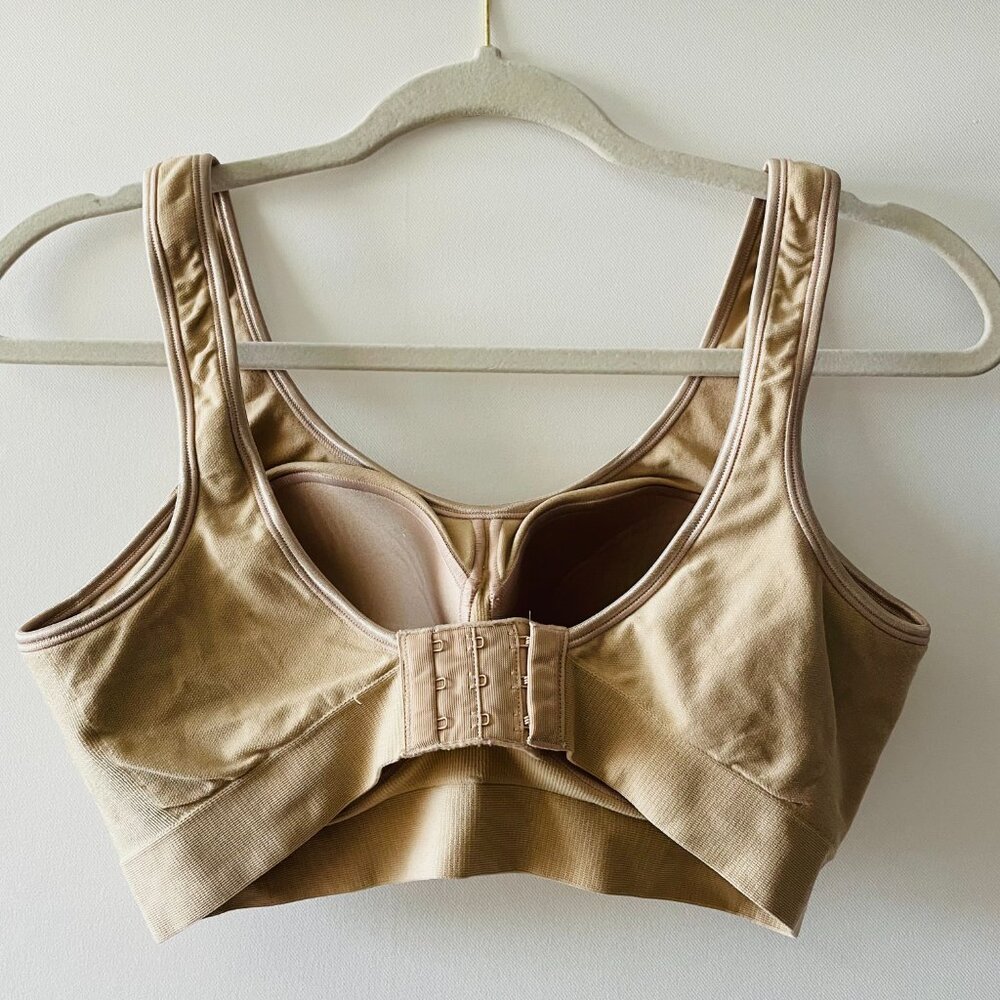 Bali Womens Beige Comfort Revolution Shaping Wireless T-Shirt Bra Size Large - Picture 2 of 3
